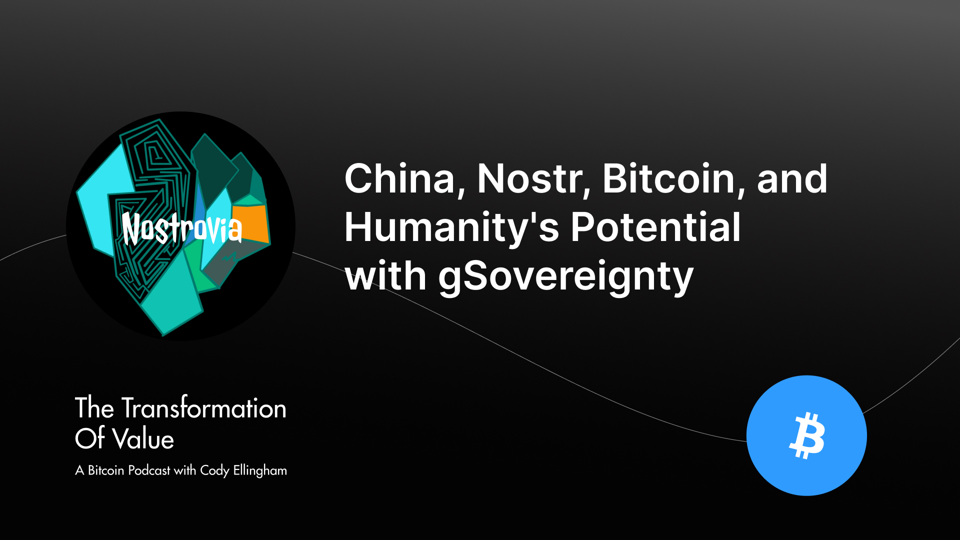 China, Nostr, Bitcoin, and Humanity's Potential with gSovereignty